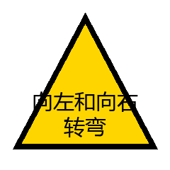 向左和向右转弯